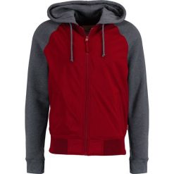 Kurtki męskie bomber: Hollister Co. VARSITY TWOFER Kurtka wiosenna burgundy