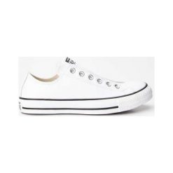 Converse 164975C WHITE/WHITE/BLACK, trampki. Czarne trampki i tenisówki damskie Converse, bez wzorów, ze skóry, bez zapięcia. Za 349,00 zł.