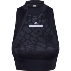 Top ADIDAS BY STELLA McCARTNEY EXCLS. Czarne topy damskie adidas by Stella McCartney, l, bez wzorów, z dzianiny, ze stójką. W wyprzedaży za 138,00 zł.