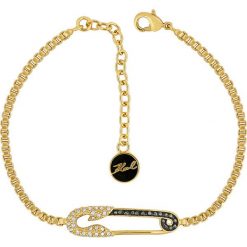 Karl Lagerfeld - Bransoletka. Żółte bransoletki damskie KARL LAGERFELD, z kryształem, metalowe. Za 319,90 zł.