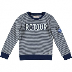 Bluza w kolorze niebieskim. Niebieskie bluzy chłopięce Retour Denim de Luxe, z bawełny. W wyprzedaży za 115,95 zł.