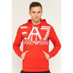 Bluza EA7 Emporio Armani 3HPM28 PJ05Z 1451. Czerwone bluzy męskie EA7 Emporio Armani, xxl, bez wzorów, z bawełny, bez kołnierzyka, bez rękawów, bez kaptura. W wyprzedaży za 339,00 zł.