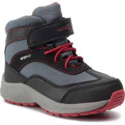 Śniegowce GEOX - J N.Alaska B.B Wpf C J847PC 0MEFU C0048 M Black/Red. Czarne śniegowce chłopięce Geox, bez zapięcia. W wyprzedaży za 209,00 zł.