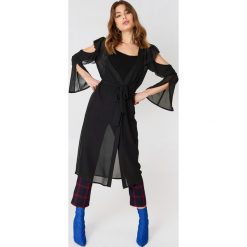 Sukienki: Rebecca Stella Sukienka typu kaftan z wycięciami – Black