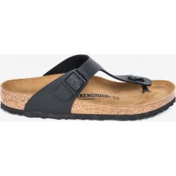 Birkenstock - Japonki Gizeh Bs. Czarne kapcie męskie Birkenstock, ze skóry. Za 269,90 zł.