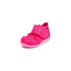 Superfit Girls Kapcie Happy pink - Gr.Moda (2 - 6 lat). Różowe buciki niemowlęce marki Superfit, z wełny, bez zapięcia. Za 105,00 zł.
