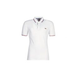 Koszulki polo z krótkim rękawem Napapijri TALY STRETCH STRIPE. Białe koszulki męskie Napapijri, s, bez wzorów, polo, z krótkim rękawem, krótkie. Za 286,30 zł.