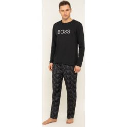 Piżama Boss Fashion Long Set 50420224. Czarne piżamy męskie Boss, s, bez wzorów, z elastanu, bez rękawów. W wyprzedaży za 369,00 zł.
