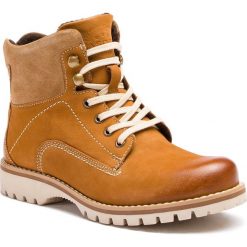 Trapery LASOCKI - WI16-218145 Camel. Pomarańczowe trapery damskie marki Lasocki, ze skóry, klasyczne, bez obcasa, bez zapięcia. Za 199,99 zł.