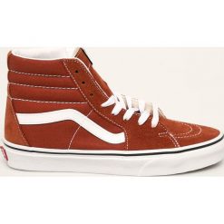 Vans - Trampki. Pomarańczowe trampki i tenisówki damskie Vans, bez wzorów, ze skóry, na sznurówki. W wyprzedaży za 269,90 zł.