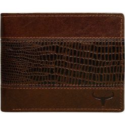 Portfel męski skórzany Buffalo Wild N992-VTC. Pomarańczowe portfele męskie BUFFALO WILD, bez wzorów, ze skóry. Za 59,90 zł.