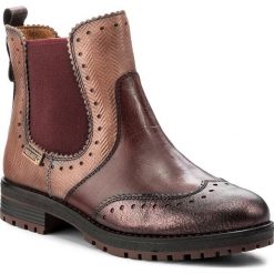 Sztyblety PIKOLINOS - W4J-8863C1 Garnet. Czerwone botki damskie na obcasie Pikolinos, z materiału. W wyprzedaży za 379,00 zł.