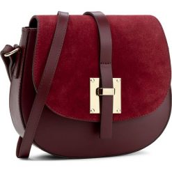 Torebka CREOLE - K10388 Bordo. Czerwone listonoszki damskie marki Creole, ze skóry. W wyprzedaży za 169,00 zł.