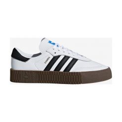 Adidas Originals Sambarose Tenisówki Biały. Białe trampki i tenisówki damskie adidas Originals, bez wzorów, ze skóry, bez zapięcia. Za 464,95 zł.