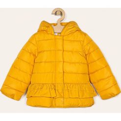 Blukids - Kurtka dziecięca 74-98 cm. Żółte kurtki dziewczęce Blukids, bez wzorów, z poliesteru, krótkie, z kapturem. Za 109,90 zł.