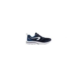 Buty do biegania RUN ACTIVE męskie. Czarne buty sportowe męskie KALENJI, z poliesteru, bez zapięcia, do biegania. Za 99,99 zł.