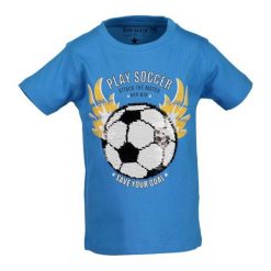 Blue Seven Koszulka Chłopięca 104 Niebieski. Niebieskie t-shirty chłopięce Blue Seven, bez wzorów, bez rękawów. Za 59,00 zł.
