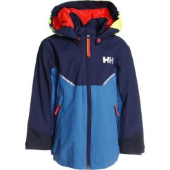 Helly Hansen SHELTER JACKET UKUT Kurtka hardshell blue water. Niebieskie kurtki chłopięce marki Helly Hansen, z hardshellu. W wyprzedaży za 356,15 zł.