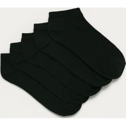 Brave Soul - Stopki (5-pack). Czarne skarpetki męskie Brave Soul, bez wzorów, z elastanu. Za 49,90 zł.