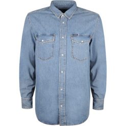 Diesel Koszula "D-Rooke". Koszule męskie Diesel, bez wzorów, z denimu, bez kołnierzyka, z długim rękawem. Za 299,00 zł.