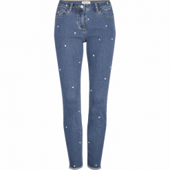 NAFNAF Damskie dżinsy MENP42 36 niebieska. Niebieskie jeansy damskie NAFNAF, z jeansu. Za 259,00 zł.