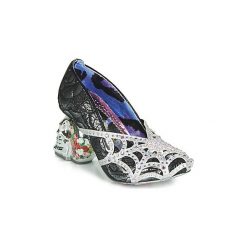 Czółenka Irregular Choice DEAD GORGEOUS. Czarne czółenka damskie Irregular Choice, bez wzorów, bez obcasa. W wyprzedaży za 711,75 zł.