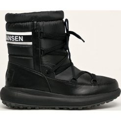 Helly Hansen - Śniegowce Isolabella Court. Czarne śniegowce damskie Helly Hansen, ze skóry ekologicznej, na sznurówki. Za 599,90 zł.