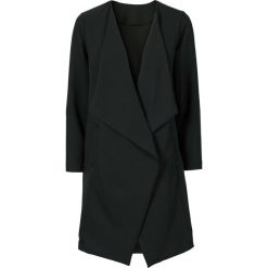 Długi żakiet bonprix czarny. Czarne żakiety damskie bonprix, bez wzorów. Za 129,99 zł.