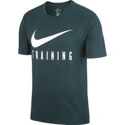 Koszulka sportowa męska NIKE DRY TRAINING TEE / AH6503-328 - DRY TRAINING TEE. Szare koszulki męskie Nike, m, bez wzorów, sportowe, bez kołnierzyka, bez rękawów. Za 99,00 zł.