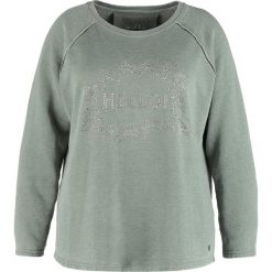 Bluzy damskie: Open End HELLO Bluza dark olive