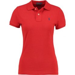 Topy sportowe damskie: Polo Ralph Lauren SKINNY FIT Koszulka polo red