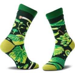 Skarpety Wysokie Unisex CUP OF SOX - Soxy Z Roszponki W Mieszance Z Mrożonki D Zielony. Zielone skarpetki damskie marki Cup of sox, z elastanu. Za 24,00 zł.