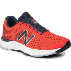 Buty NEW BALANCE - M680DL6 Czerwony. Czerwone buty sportowe męskie New Balance, z tworzywa sztucznego, bez zapięcia, do biegania. Za 329,00 zł.