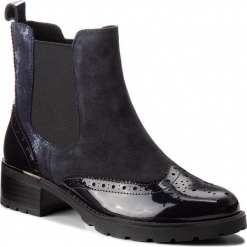 Sztyblety CAPRICE - 9-25415-21 Ocean Comb 880. Niebieskie buty zimowe damskie Caprice, z materiału. Za 379,90 zł.