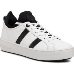 Sneakersy MICHAEL MICHAEL KORS - Ace Stripe LAce Up 43R0ACFS2L Optic White. Białe półbuty damskie MICHAEL Michael Kors, ze skóry ekologicznej. Za 699,00 zł.