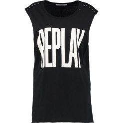 T-shirty męskie z nadrukiem: Replay Tshirt z nadrukiem black
