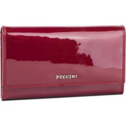 Duży Portfel Damski PUCCINI - CY1944 Burgundy 3B. Czerwone portfele damskie Puccini, ze skóry. W wyprzedaży za 179,00 zł.