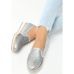 Trampki i tenisówki damskie: Srebrne Slip On Ubers