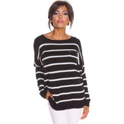 Sweter "Jena" w kolorze czarnym. Czarne bez kategorii marki 100% Maille, s, z dekoltem w łódkę. W wyprzedaży za 108,95 zł.