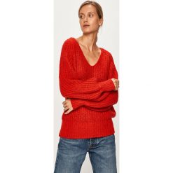 Vero Moda - Sweter. Fioletowe swetry damskie Vero Moda, s, bez wzorów, z poliesteru, bez rękawów, bez kaptura. W wyprzedaży za 119,90 zł.