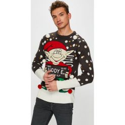 Brave Soul - Sweter. Szare swetry klasyczne męskie marki Brave Soul, xl, z dzianiny, z okrągłym kołnierzem. W wyprzedaży za 69,90 zł.