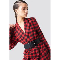 Paski damskie: NA-KD Accessories Pasek w talię z klamrą - Black