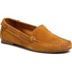 Mokasyny FILIPE - 8130 Amarelo/Camel 1. Pomarańczowe mokasyny damskie Filipe, bez wzorów, ze skóry, bez obcasa, na płaskiej podeszwie, bez zapięcia. Za 229,00 zł.