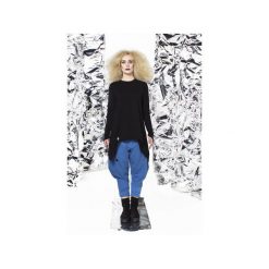 Spodnie CLOWN WMN. Czarne spodnie damskie Nimt, s, z elastanu. Za 150,00 zł.