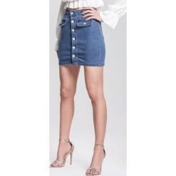 Niebieska Spódnica Keep It Tight. Niebieskie spódniczki damskie marki other, s, bez wzorów, z dzianiny, mini. Za 79,99 zł.