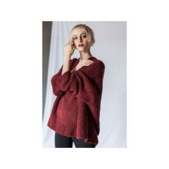 TRIS JUMPER IN BURGUND. Czerwone swetry damskie The Hive, bez wzorów, z wełny, bez rękawów, bez kaptura. Za 199,00 zł.
