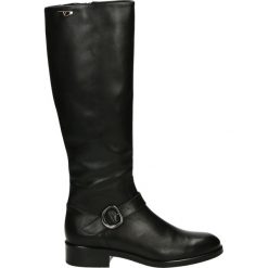 Kozaki - 1938 PEL NERO. Czarne buty zimowe damskie Venezia, ze skóry. Za 549,00 zł.