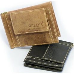 Portfele męskie: Portfel męski Wild – banknotówka skórzana 2 kolory skóry