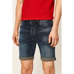 Jack & Jones - Szorty jeansowe. Niebieskie spodenki i szorty męskie Jack & Jones, s, bez wzorów, z elastanu, casualowe. Za 169,90 zł.