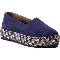 Espadryle EVA MINGE - Murcia 3G 18MJ1372391ES 207. Niebieskie espadryle damskie marki Eva Minge, ze skóry, na wysokim obcasie, na płaskiej podeszwie. W wyprzedaży za 209,00 zł.